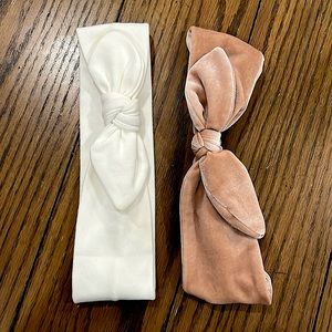 J Crew Headbands Pink & White